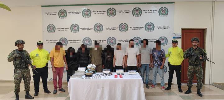 Ejército Nacional, Policía y Fiscalía desarticularon al grupo delincuencial organizado Los Emojis