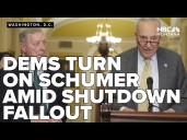 Democrats turn on Schumer amid government shutdown fallout