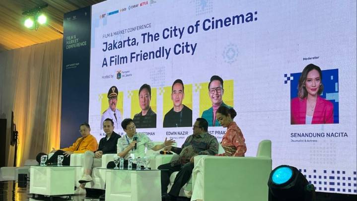 Rano Karno Pushes Jakarta City of Cinema Vision at JAFF Market