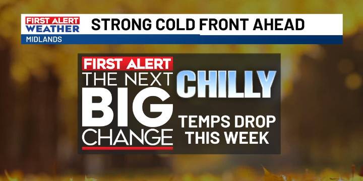 FIRST ALERT: Big drop in temperatures is expected by Thanksgiving Day