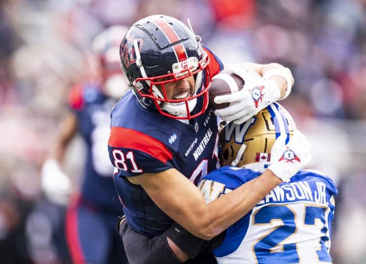 Alouettes beat Blue Bombers in wild CFL East semifinal