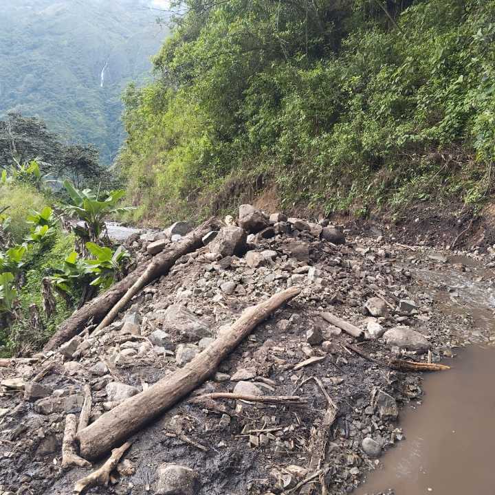 Nariño activó respuesta urgente para superar emergencias viales ocasionadas por las lluvias