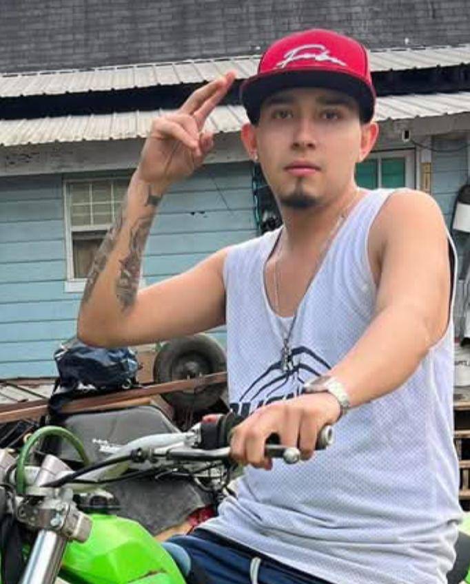 Se accidentó en la moto