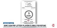 SC lottery to refund CASH POP tickets after print error