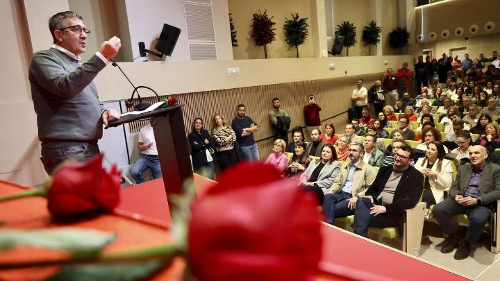 Patxi López, en Murcia: "Lucas es un socialista peleón, es el presidente que necesita la Región"