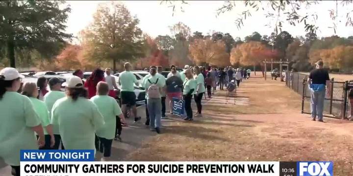 Community gathers for suicide prevention walk in Greenville
