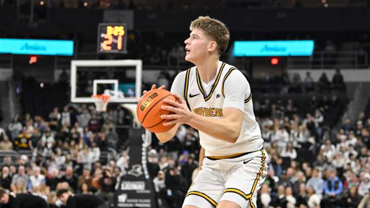 PC coach Kim English speaks after Friars top UNH on Tuesday, Nov. 18