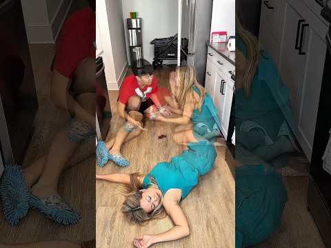 There is no escape from an angry mother ☠️😱 LeoNata family #shorts