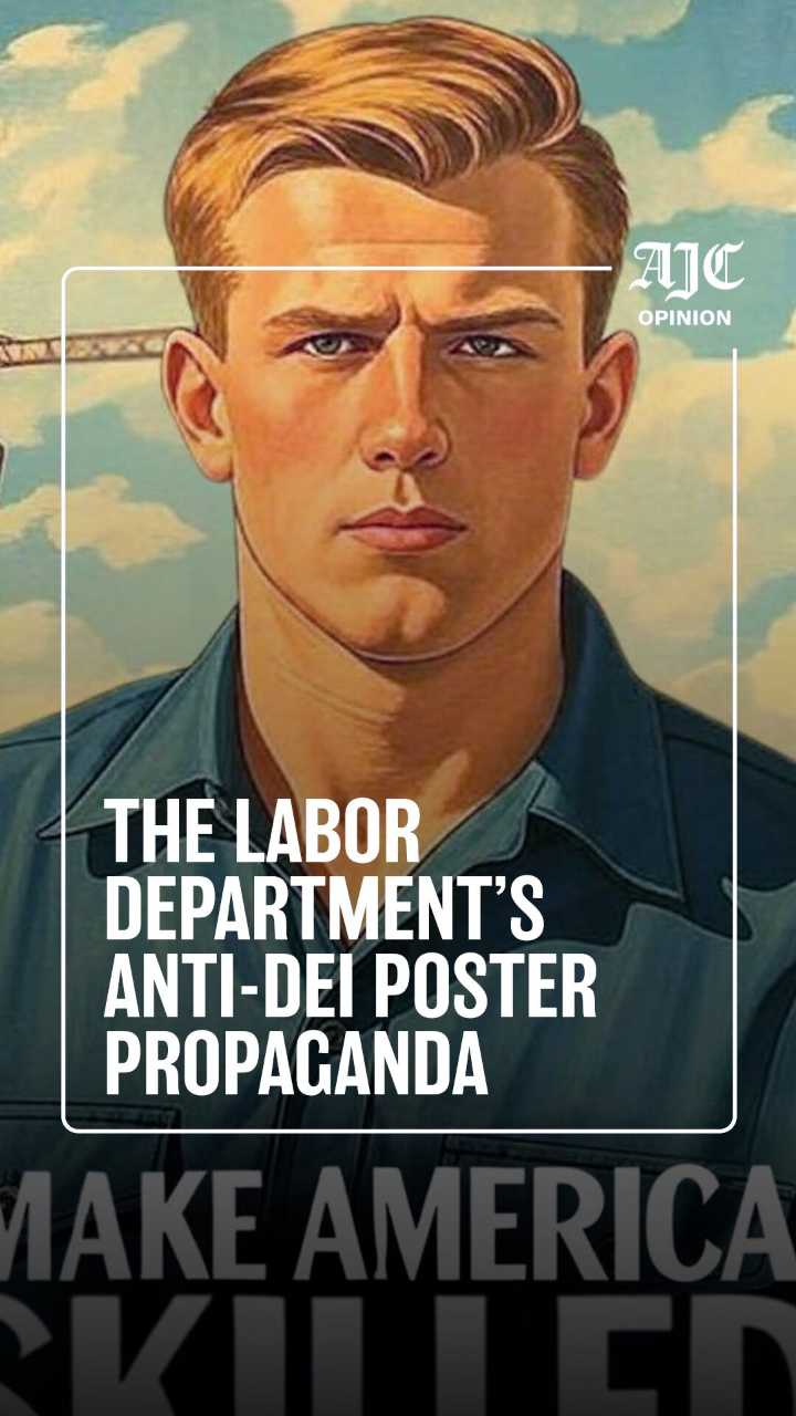 Very 1950s, very Caucasian: U.S. Labor Department posters evoke anti