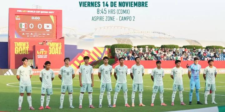 ¿Qué día es el juego de México Sub-17 contra Argentina en el Mundial Sub