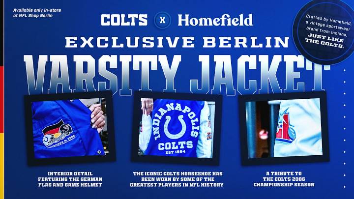 Colts & Homefield bring Indiana to Berlin with exclusive fan merchandise