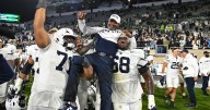 Terry Smith breaks down during press conference following first win as Penn State interim head coach
