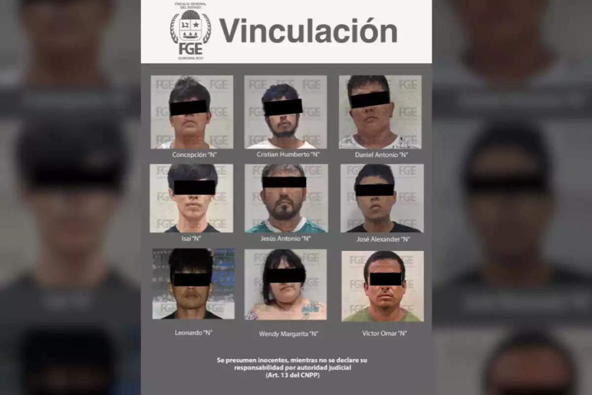 Vinculan a proceso a nueve personas por narcomenudeo en Playa del Carmen, Cozumel y Tulum