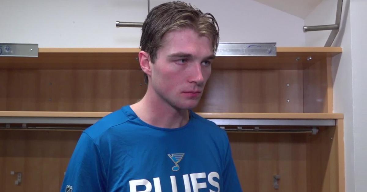 Blues’ bounce-back win shows team’s character, Joel Hofer says