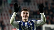 La reacción de Ander Barrenetxea a su gol con la Real Sociedad: "Estoy muy contento, sobre todo por la victoria"