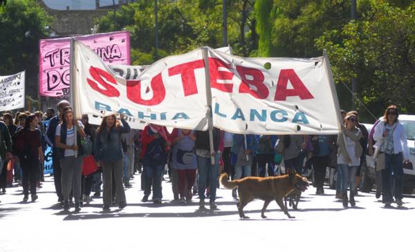 El Suteba bahiense realizará este miércoles una jornada de protesta en apoyo al paro nacional de ATE