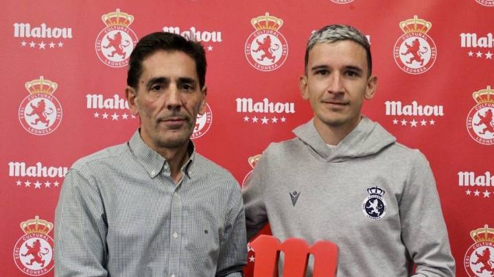 Luis Chacón, jugador de la Cultural Leonesa: «Aún quedan muchos puntos en juego»