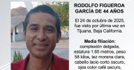 Se busca a Rodolfo Figueroa García de 44 años
