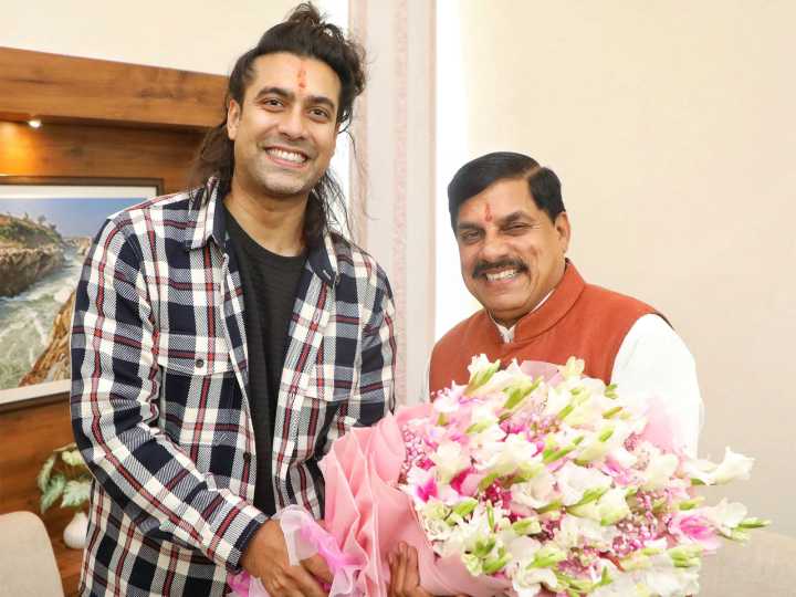 Singer Jubin Nautiyal calls on MP CM Mohan Yadav