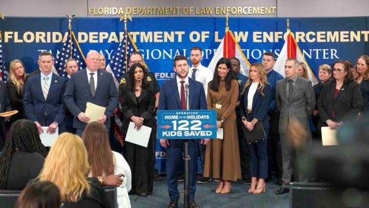 Florida rescues 122 missing children in major operation