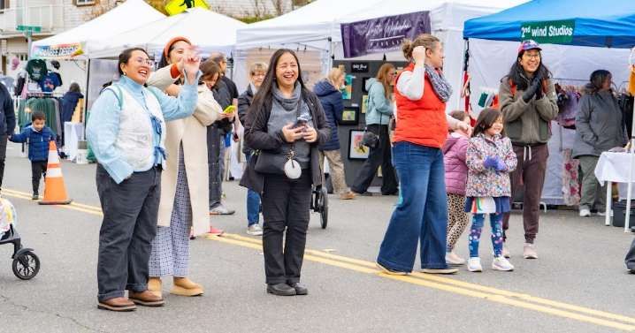 ShoreLake Arts outdoor market in Ridgecrest filled the street with art, music, food, and joy