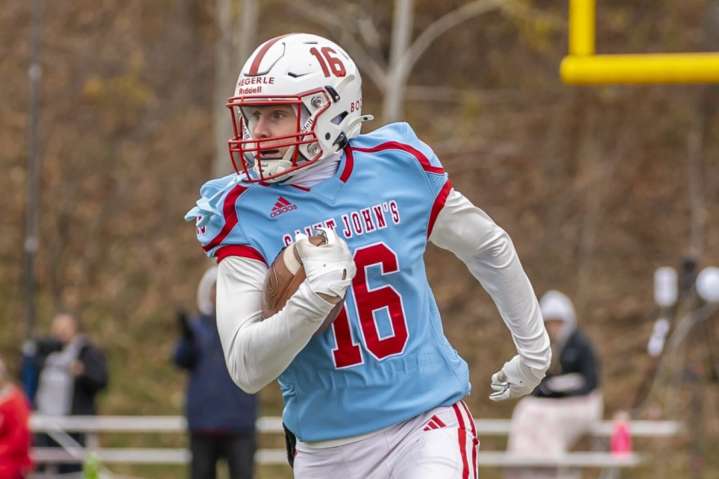 West Fargo's Carson Hegerle primed for D-III football playoffs with St. John's