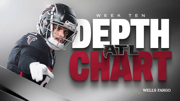 Falcons depth chart released for Week 10 vs. Indianapolis Colts