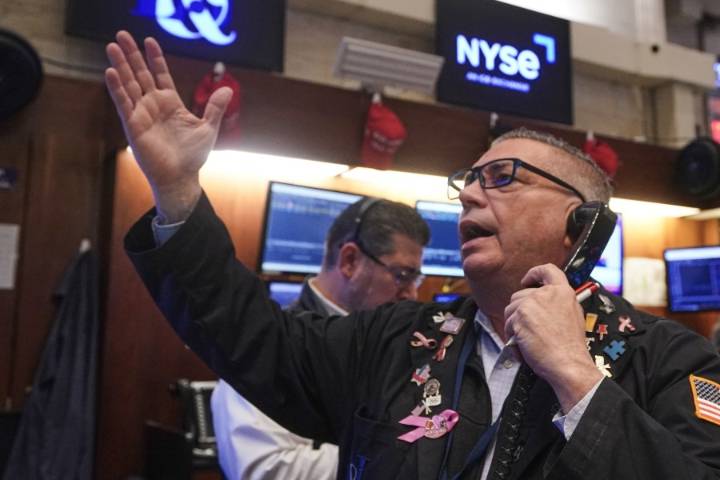 Wall Street swings through another jarring day as worries about too