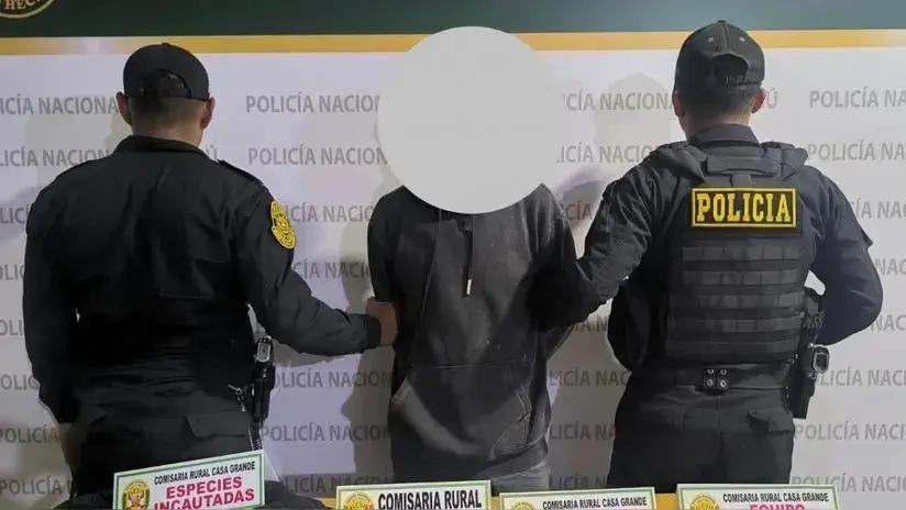 La Libertad: Policía detiene a adolescente involucrado en participar en un presunto caso de extorsión