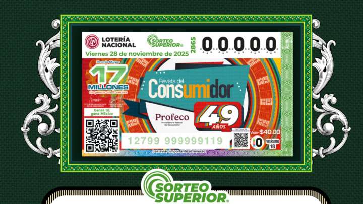 Resultados Lotería Nacional Hoy 28 de Noviembre 2025: Números Ganadores del Sorteo Superior 2865