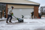 Photos: Season's 1st snowfall blankets Fargo-Moorhead before Thanksgiving