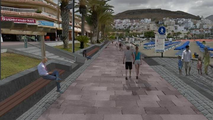 Futuro Paseo Marítimo de la playa de Las Vistas