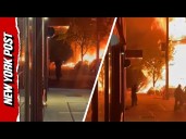 Jaw-Dropping NYC Car Explosion Blasts Fireball into Night Sky