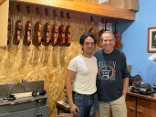 Twin Cities violin maker saves the day for David Byrne's bandleader