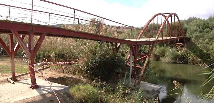 Los trabajos para estabilizar la pasarela del río Pícaro, en Algeciras, ya tienen adjudicatarios
