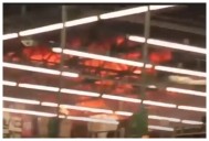 Revelan video del momento en que inicia el incendio al interior de la Bodega Aurrerá de Puerto Vallarta