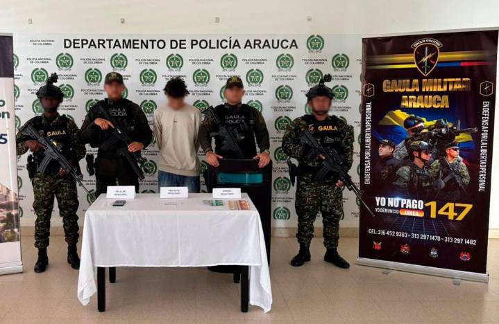 Ejército Nacional captura extorsionista de GAO