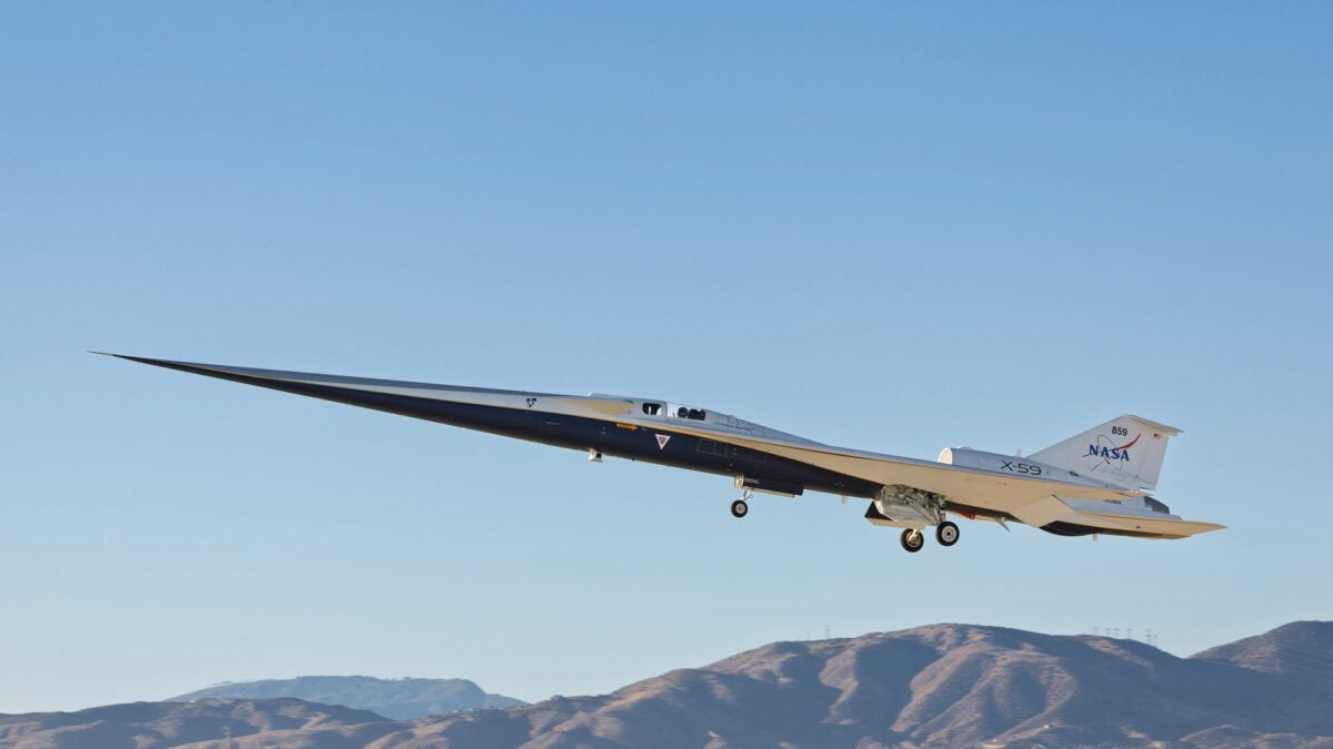Relive the First Flight of NASA's 'Quiet' Supersonic Jet With This Thrilling Video
