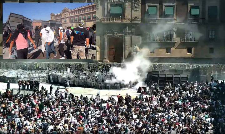 Se desborda la violencia en manifestación de la Generación Z en la CDMX