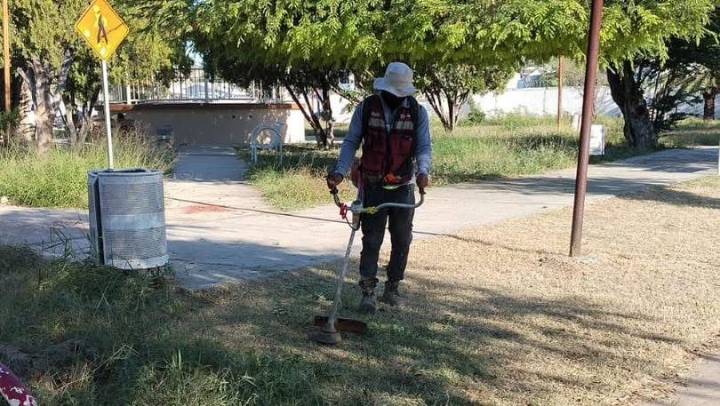 Efectúa Gobierno de Carlos Peña Ortiz actividades de limpieza y mantenimiento de Reynosa