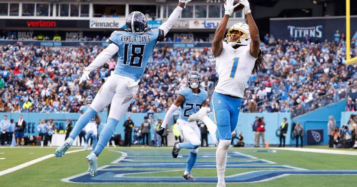 Justin Herbert shakes off a pick-6 as the Chargers beat skidding Titans 27