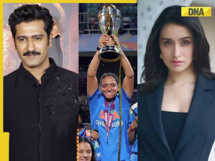 Vicky, Sharaddha, Anushka celebrate Indian women's team for World Cup 2025 win