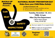 Health Department, Sheriff’s Department launch Buckle Up Berrien initiative
