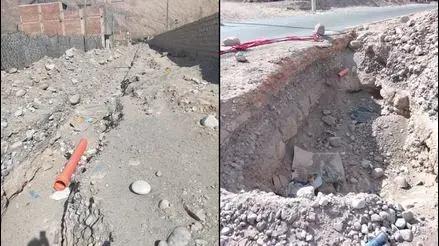 Arequipa: reportan obras abandonadas que ponen en riesgos a los vecinos del distrito de Aplao [VIDEO]