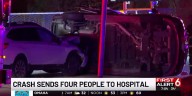 Four people hospitalized after crash near Midtown Omaha, police say