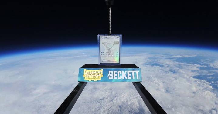 Dragon Shield & Beckett Send First Sleeved TCG Card To the Edge of Space