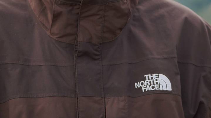 Man Wearing North Face Jacket Forced to Walk Backwards Everywhere