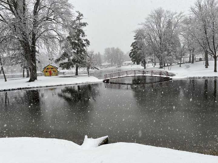 Be careful out there -- Douglas County is under winter storm warning until 6 a.m. Wednesday