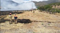 Incendio forestal consumió pastizales y matorrales en la localidad San Pedro de Quillota