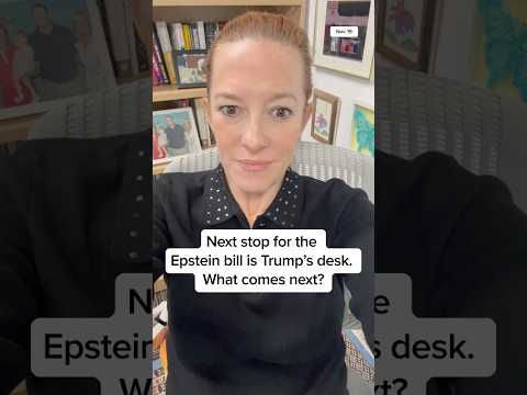 Next stop for the Epstein bill is Trump's desk. What comes next?